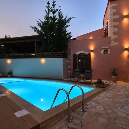 Villa Chara With 20m2 Swimming Pool-bbq! Melidhónion